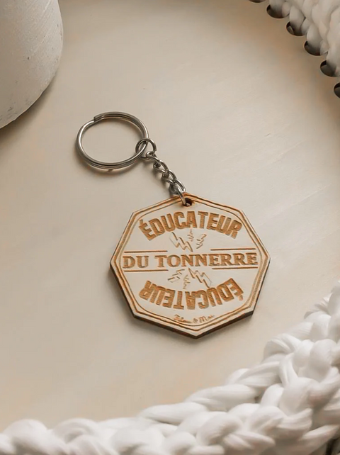 Porte-clé Éducateur Du Tonnerre