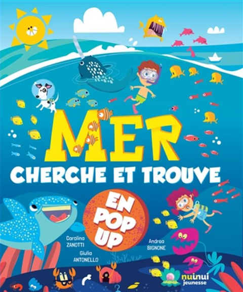 Livre Mer Cherche Et Trouve En Pop-up