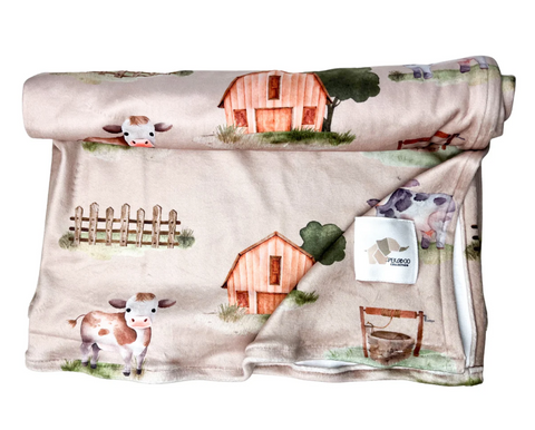 Doudou Magiks Ferme & Vache Taupe