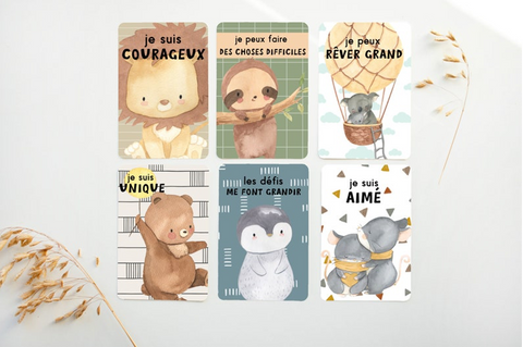 Cartes Affirmations Positives Animaux