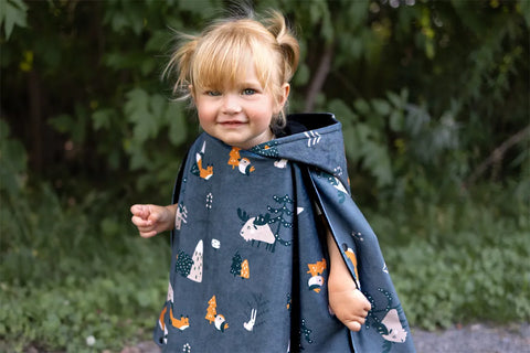 Poncho Pour L’auto Forêt Scandinave