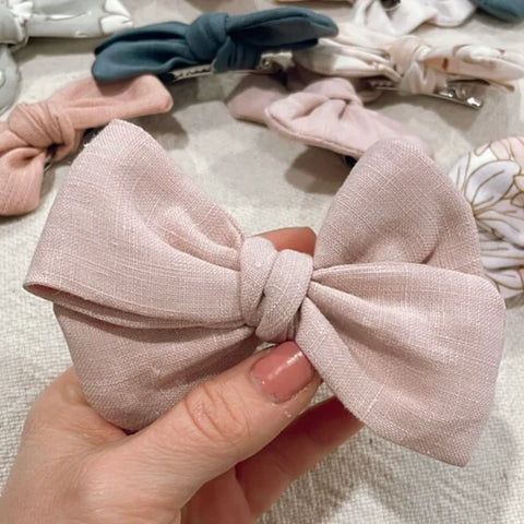 Bouclette Lin Rose Pâle