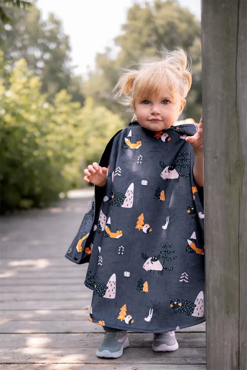 Poncho Pour L’auto Forêt Scandinave