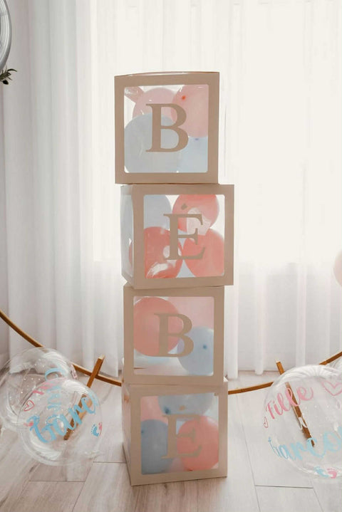 Cubes BÉBÉ Rose & Bleu