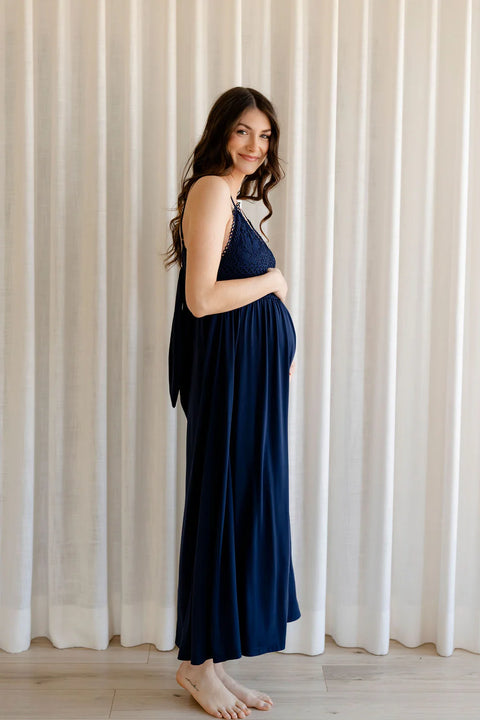 Robe Longue Adélaide Marine