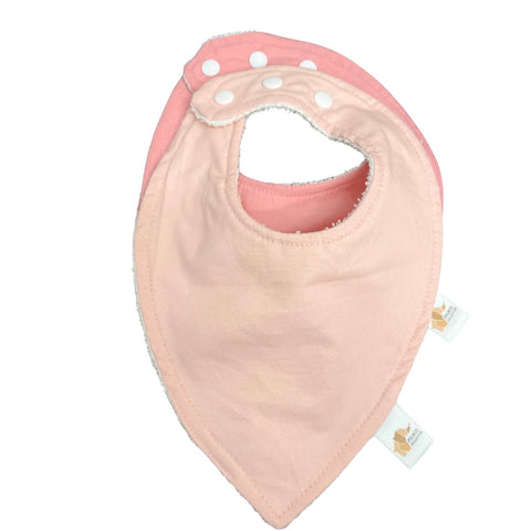 Duo Bavoirs Rose Pastel & Rose Ballerine