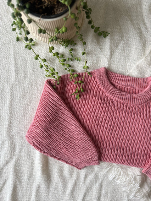Chandail En Tricot Rose