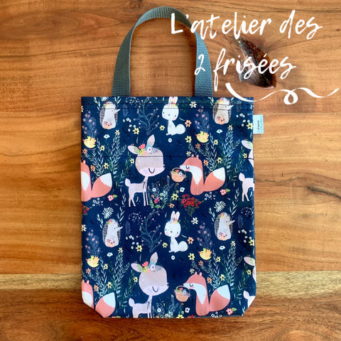 Poubelle De Voiture Animaux De La Forêt Fleurie