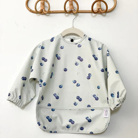 Bavoir Manche Longue Bleuet (18-36 Mois)