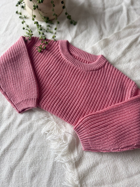 Chandail En Tricot Rose
