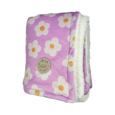 Doudou Minky Marguerite Lilas