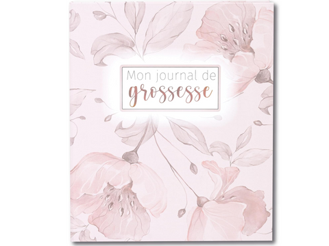 Journal De Grossesse Couverture Rigide Floral