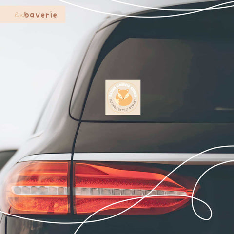 Autocollant Voiture « Besoin D'ouvrir Grand Pas Drôle Un Siège D’enfant »