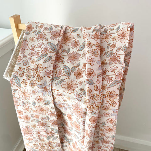 Mousseline Bambou & Coton Fleur May