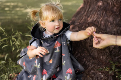 Poncho Pour L’auto Champignons Gris