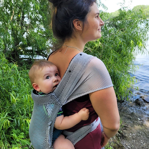 Porte-bébé Mei Tai Air Gris