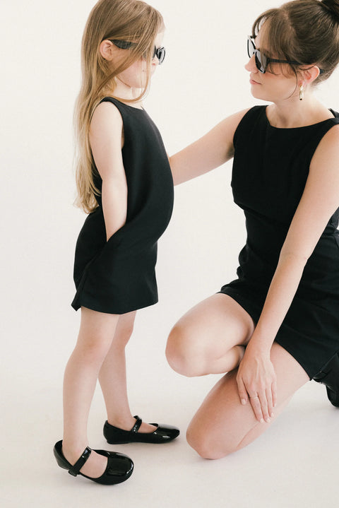 Aurora Mini Robe Noire Pour Femmes