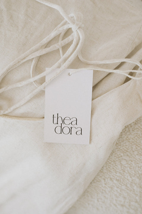 Claire Robe Maxi En Lin Pour Femmes Beige