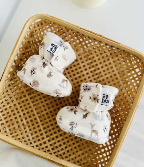 Pantoufles À Velcro Ourson BOHO