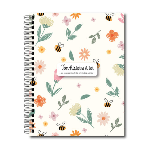 Livre De Naissance Souple Fleurs Printemps