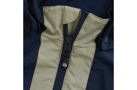 Manteau Imperméable Colorblock Total Éclipse