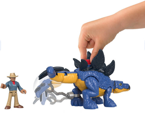 Jouets Stegosaurus Et Dr. Grant De Monde Jurassique