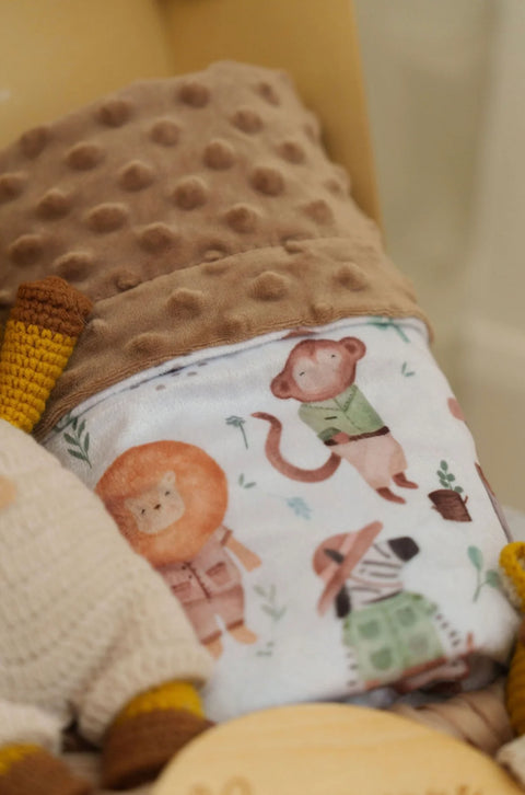 Couvertures Minky Zoo