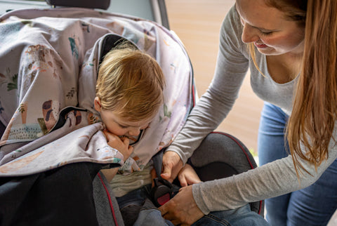 Poncho Pour L’auto Animaux Forêt Beige