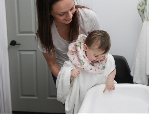 Ensemble Poncho De Bain & 2 Débarbouillettes Forêt Noir