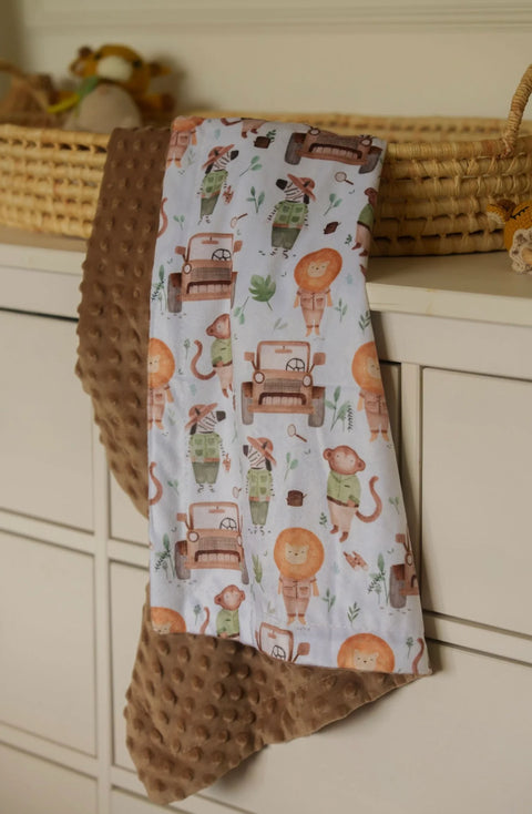 Couvertures Minky Zoo