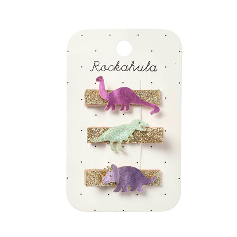 Ensemble Barrettes Shimmer Dinosaur