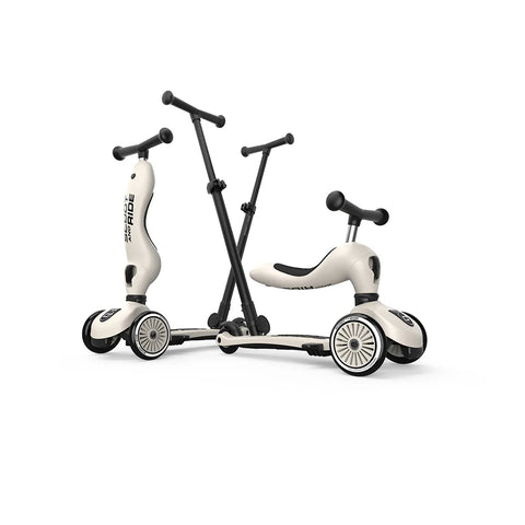 Trottinette Highwaykick 1 Push & Go Cendré
