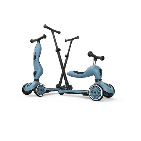 Trottinette Highwaykick 1 Push & Go Acier