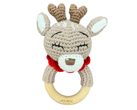 Hochet Bois Et Crochet Cute Dear