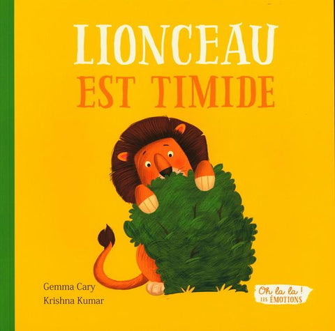 Livre Lionceau Est Timide