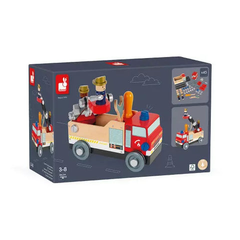 Camion De Pompiers À Construire Brico’Kids