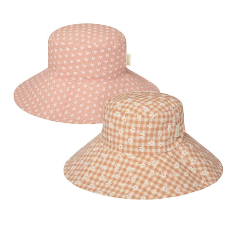 Chapeau Réversible Daisy Gingham