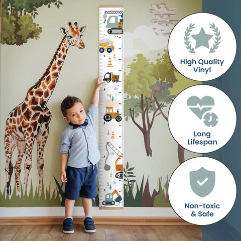 Échelle De Croisance Avec Cadre Construction