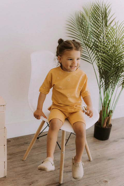 T-Shirt Jaune Motif Poires