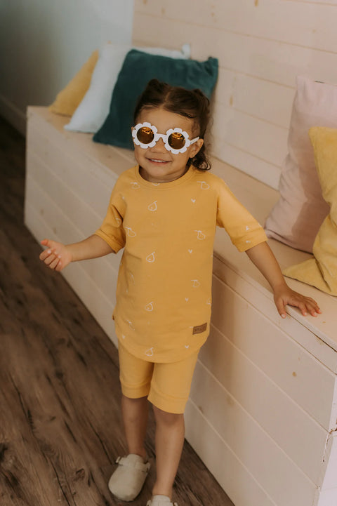 T-Shirt Jaune Motif Poires