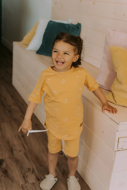 T-Shirt Jaune Motif Poires