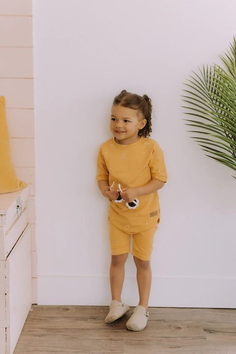 T-Shirt Jaune Motif Poires