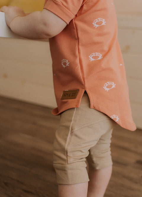 Short/Capri Évolutif Latté Uni