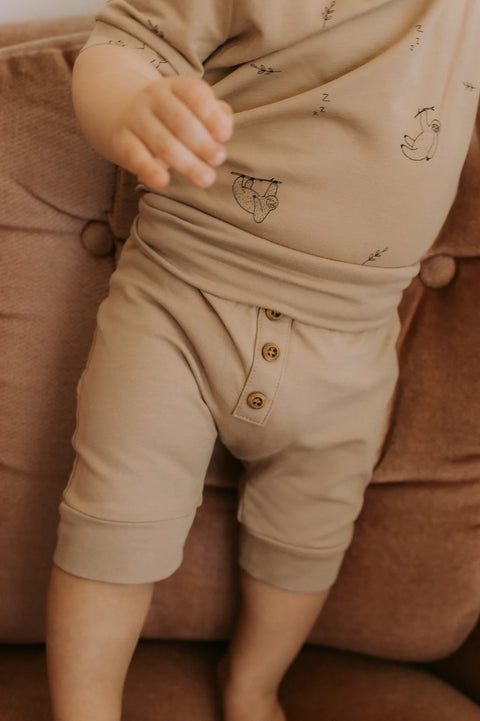 Short/Capri Évolutif Latté Uni