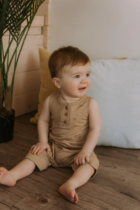 Romper Évolutif Latté Motif Paresseux