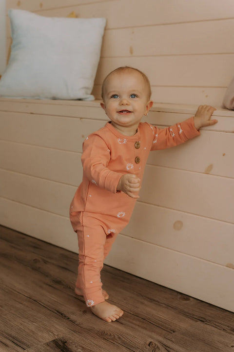 Onesie Évolutif Corail Motif Crabes