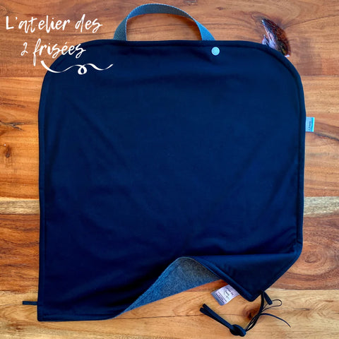 Protège-Sièges De Voiture Imperméable Évolutif Noir Uni