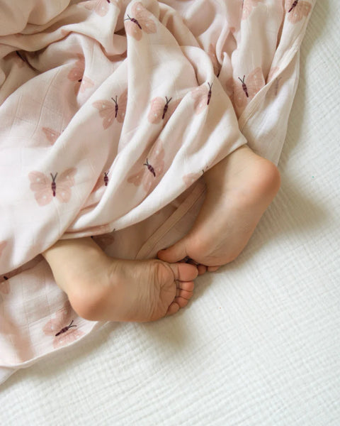 Mousseline De Bambou Bisous Papillon