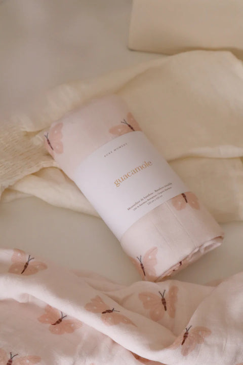 Mousseline De Bambou Bisous Papillon