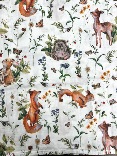 Mousseline Bambou Petit Monde Des Bois